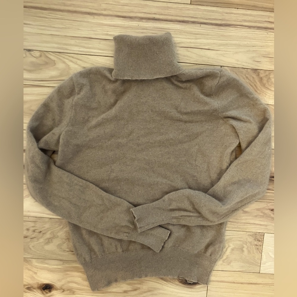 Ralph Lauren Cashmere Camel Turtleneck Sweater